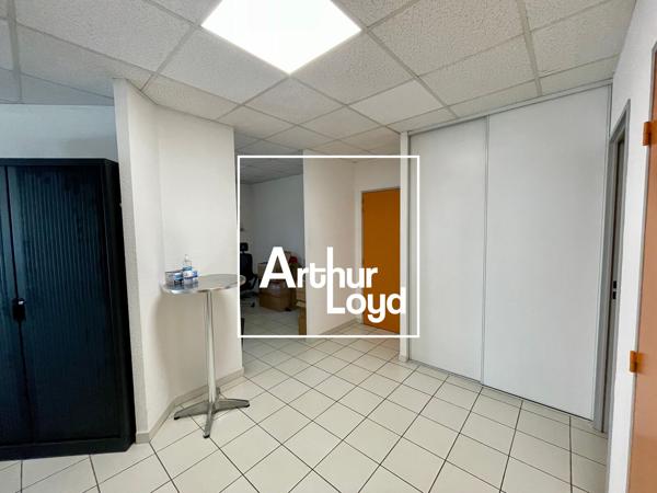 Bureaux à vendre à Vauvert en rez-de-chaussée avec parking sécurisé