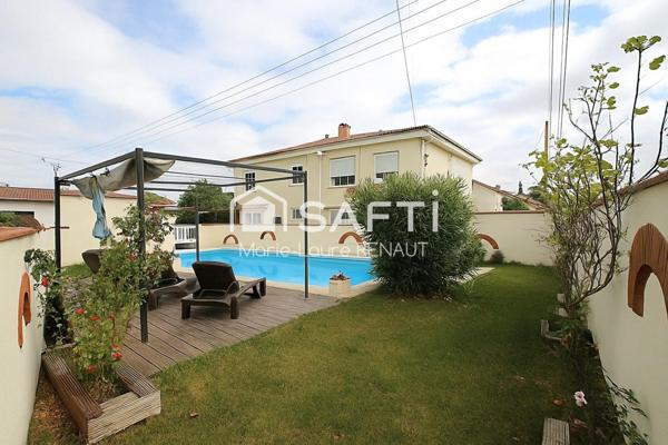 Maison : 2 habitations (118m² et 84m²) – Piscine - Garage