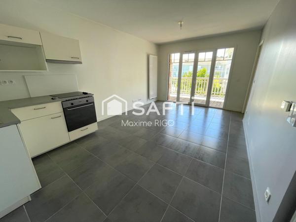 Appartement T2, balcon et place de parking couvert