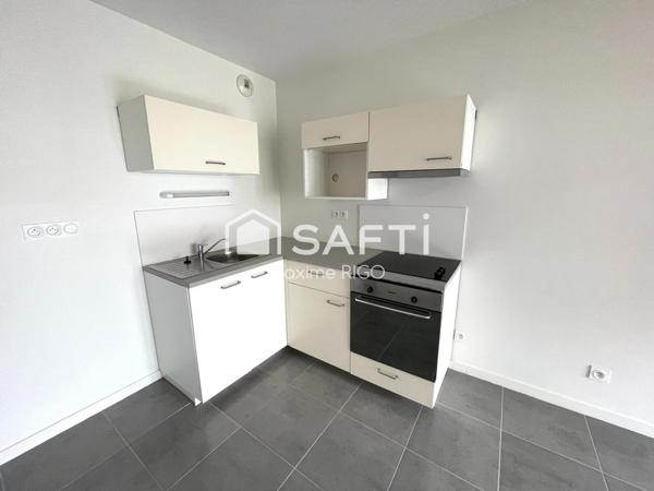Appartement T2, balcon et place de parking couvert