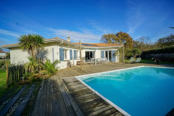 Maison T6 de plain-pied avec piscine – Quartier Balanos, Le Teich