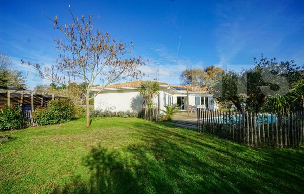 Maison T6 de plain-pied avec piscine – Quartier Balanos, Le Teich