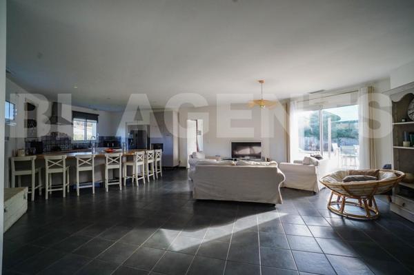 Maison T6 de plain-pied avec piscine – Quartier Balanos, Le Teich