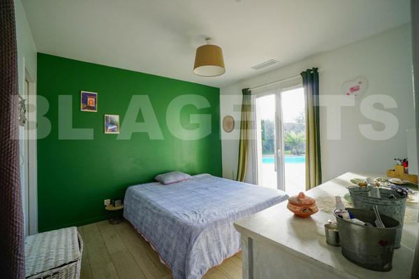 Maison T6 de plain-pied avec piscine – Quartier Balanos, Le Teich