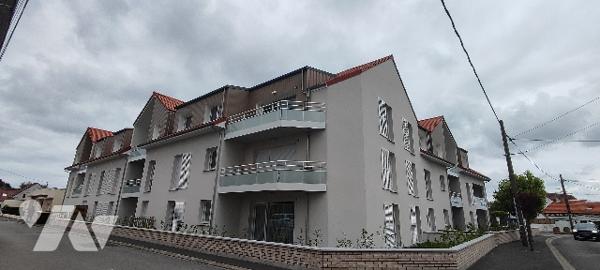 T3 de 89m² avec grande terrasse SUD-OUEST + cellier + 2 parkings dans résidence récente à MERLIMONT