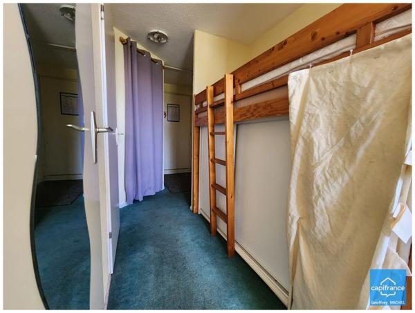 Appartement T2 à vendre – Alpe d’Huez secteur Passeaux / Éclose – 27 m² – exposition Sud – retour skis aux pieds