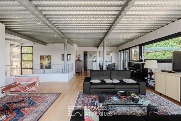 Maison d’architecte et son logis indépendant avec panorama d’exception