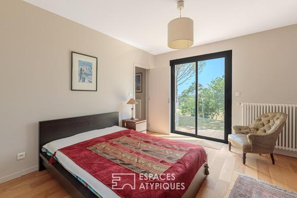 Maison d’architecte et son logis indépendant avec panorama d’exception