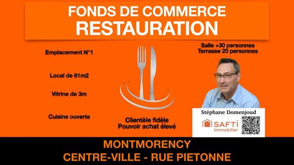 MONTMORENCY CENTRE VILLE - RUE PIÉTONNE - EMPLACEMENT N°1