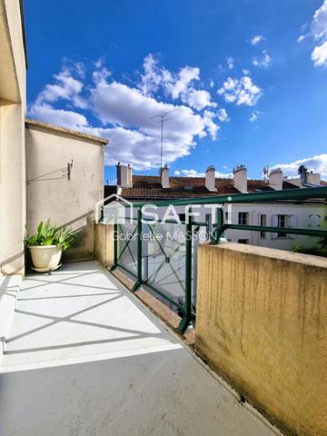 Rue DANTON - Bel appartement avec 2 balcons et double parking
