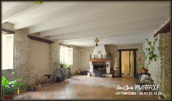 Fermette T6 136 m2 4 chambres dans un parc arboré d'un hectare