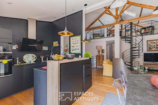 Maison contemporaine avec garage et ascenseur en hyper-centre