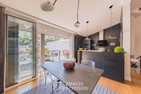 Maison contemporaine avec garage et ascenseur en hyper-centre