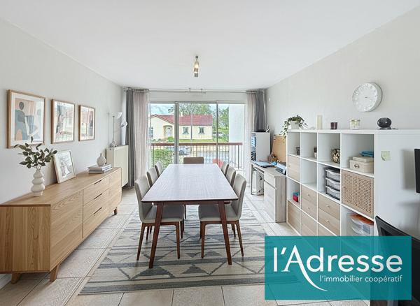 Appartement loué Metz - 75 m2 - 3 chambres - 2 balcons - Parking