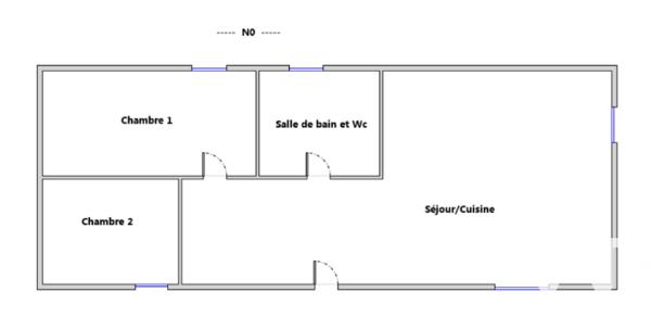 Maison à vendre 3 pièces 47 m² Istres