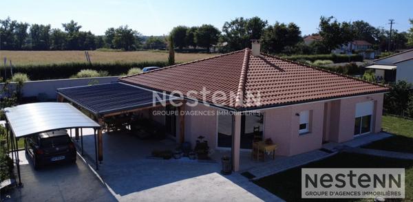 Cleppé maison 118m2 6 mn de Feurs sur terrain de 851 m2 clos et arboré