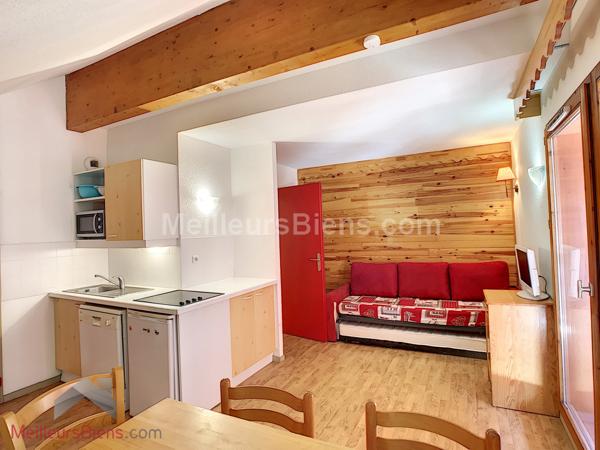 T2 4 couchages pieds des pistes libre de bail