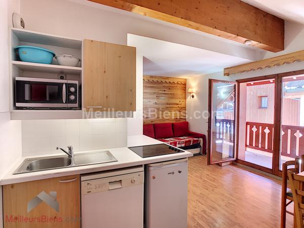 T2 4 couchages pieds des pistes libre de bail