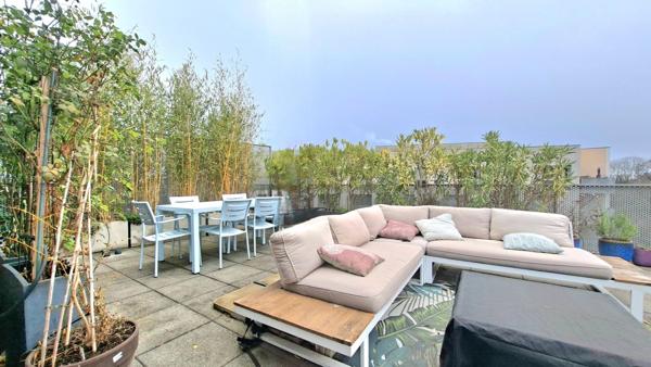 RARE APPARTEMENT DE 91 M² - 4 PIECES - 3 CHAMBRES - DERNIER ETAGE - TERRASSE DE 35 M² - SANS VIS A VIS - CHATENAY-MALABRY