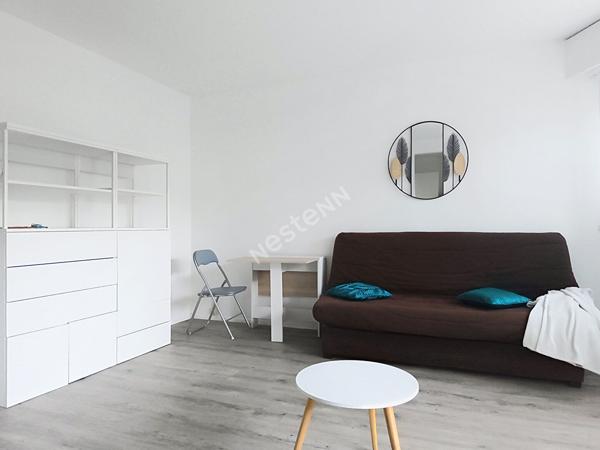 Appartement T1 meublé  à louer à Rezé, rez-de-chaussée avec terrasse