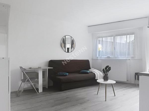 Appartement T1 meublé  à louer à Rezé, rez-de-chaussée avec terrasse