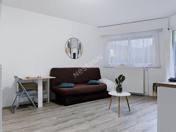 Appartement T1 meublé  à louer à Rezé, rez-de-chaussée avec terrasse