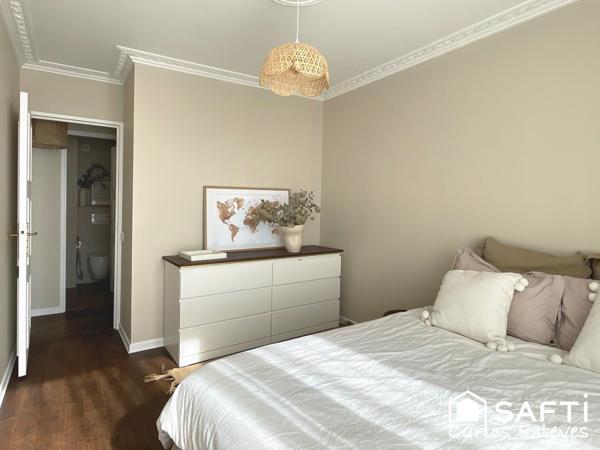 Vaste terrasse vue lac