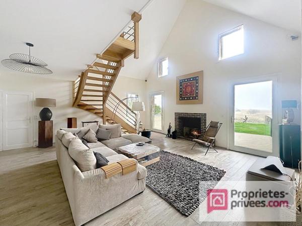 Maison d'architecte , aux portes de Deauville, sans vis à vis - DPE B