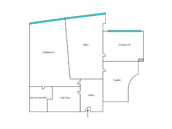 Appartement 3 pièces - 62 m²