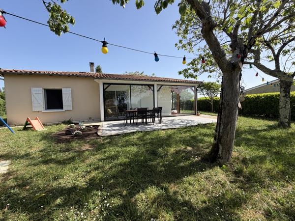 Foulayronnes (47510) MAISON 3 CHAMBRES AVEC TERRASSE, VÉRANDA, GARAGE ET JARDIN