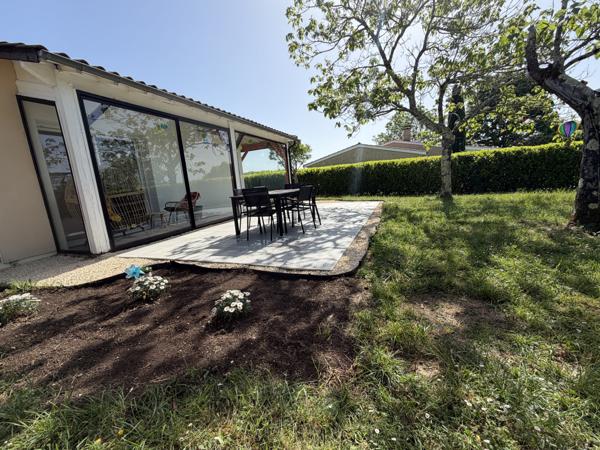 Foulayronnes (47510) MAISON 3 CHAMBRES AVEC TERRASSE, VÉRANDA, GARAGE ET JARDIN