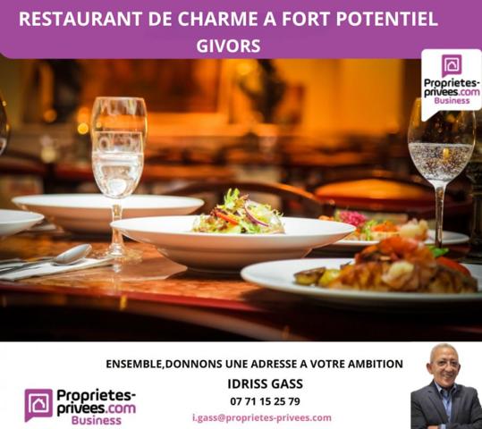 69700 GIVORS - RESTAURANT 90 COUVERTS AVEC TERRASSE