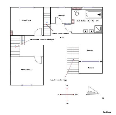 Maison d'architecte 6 pièces