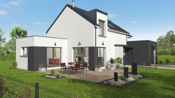 Terrain + Maison à vendre 5 pièces - 105 m²