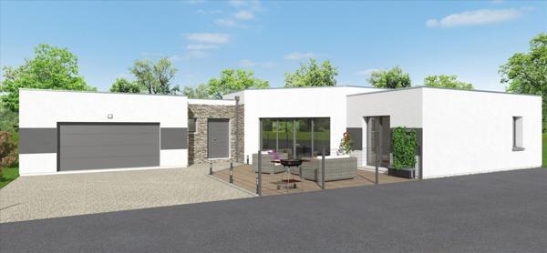 Terrain + Maison à vendre 5 pièces - 105 m²