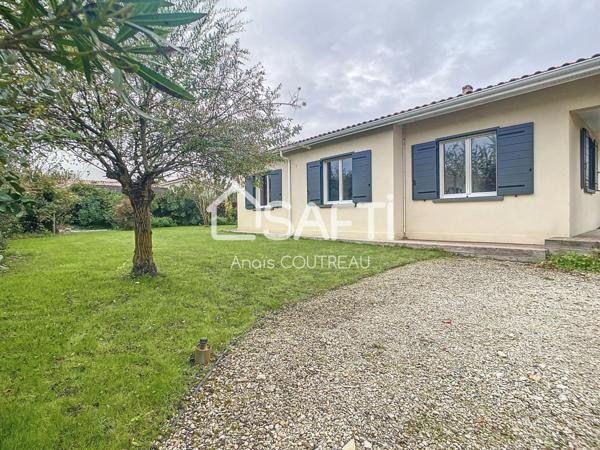 MAISON DE PLAIN PIED CENTRE VILLE DE ST MÉDARD EN JALLES