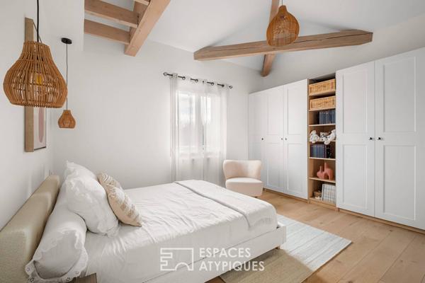 Maison familiale avec piscine proche du centre village