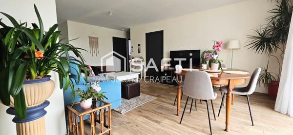 Maison récente non mitoyenne de plain pied aux Normes RT 2012 avec 3 chambres et garage.