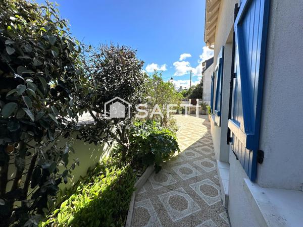 A 2mn de la mer maison meublée avec cour et garage