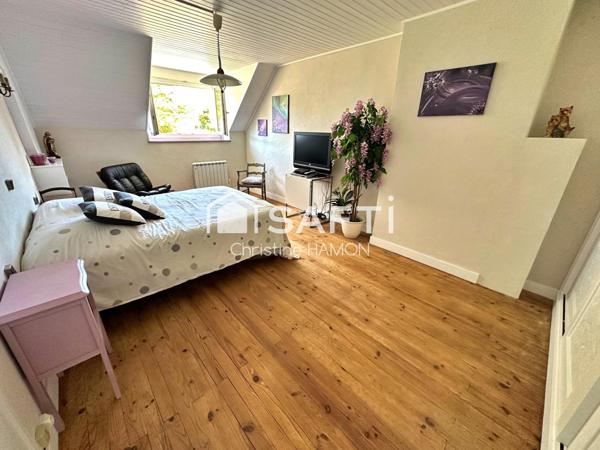 A 2mn de la mer maison meublée avec cour et garage