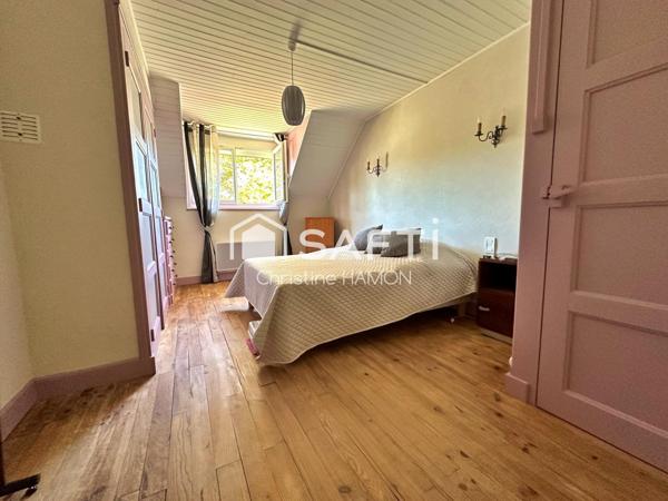 A 2mn de la mer maison meublée avec cour et garage