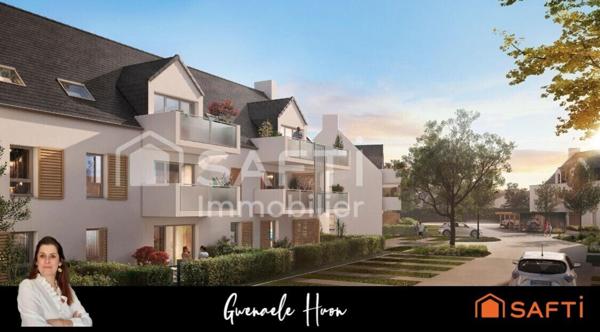 Vivez entre terre et mer à Crac'h : un T2 lumineux avec jardinet et terrasse, idéal pour savourer chaque instant !