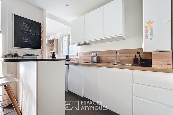 Grand studio cosy avec terrasse