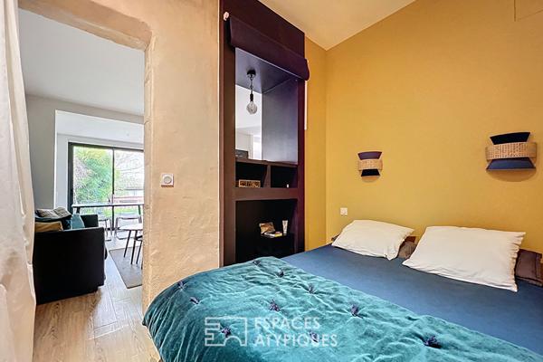 Grand studio cosy avec terrasse