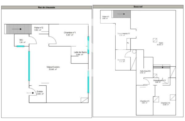Spacieux duplex inversé 5 pièces - 126 m² - calme et atypique à Bischheim
