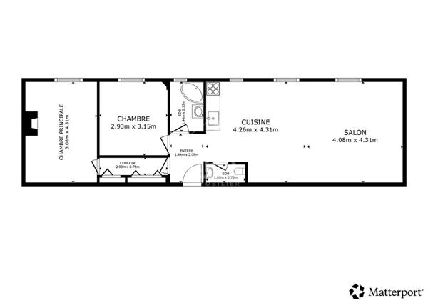 Appartement Paris 3 pièce(s) 68 m2