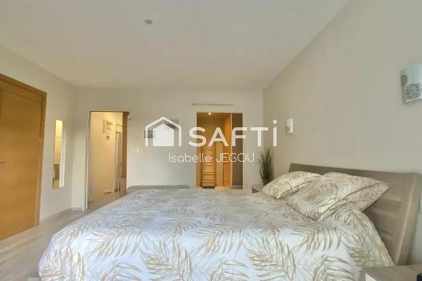 maison plain pied au calme avec piscine et cuisine d'été