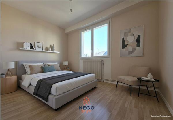 Appartement Type T3 petite copro avec Stationnement Angers