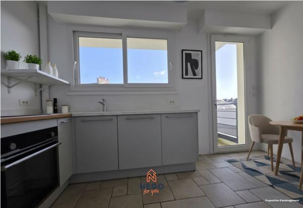 Appartement Type T3 petite copro avec Stationnement Angers