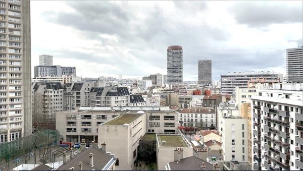 Dpt Paris (75), à louer meublé PARIS 13EME ARRONDISSEMENT Studio en étage élevé